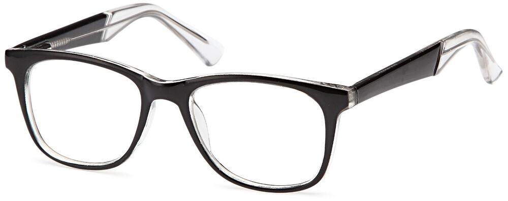 CAPRI US78 BLACK EYEGLASSES FRAMES 47-17-135 AUTHENTIC RX READY